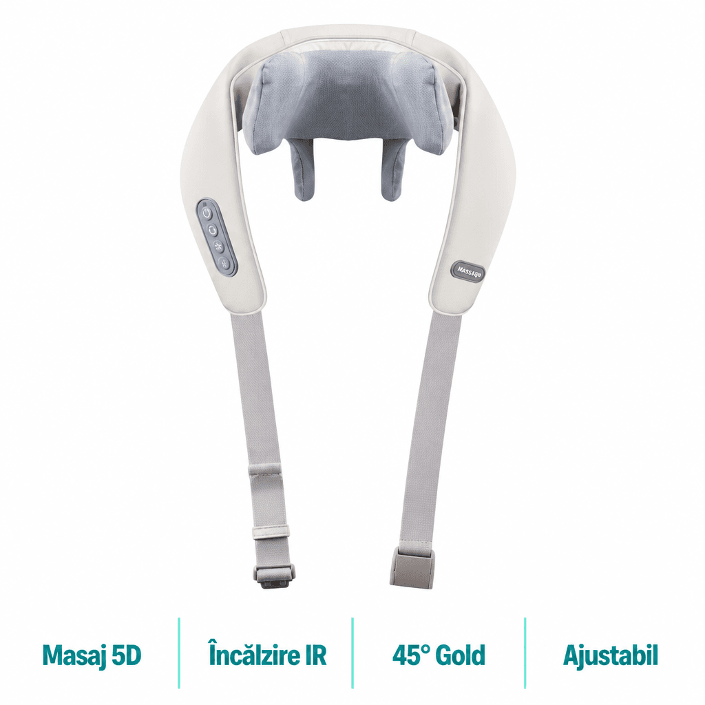 Aparat Masaj Profesional 5D Cervical Spate Lombar cu Termoterapie Infraroșu 5