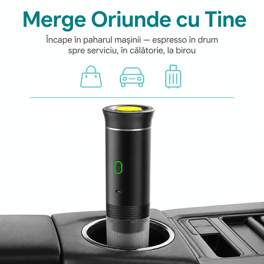 Espressor Portabil 3în1 Capsule Nespresso Mari Mici și Cafea Măcinată 4