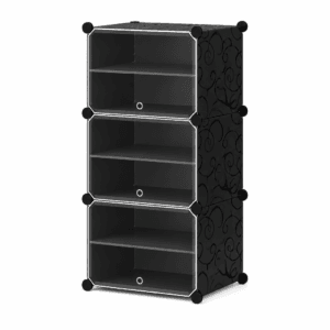 Dulap Modular pentru Pantofi 12 Perechi cu Uși Basculante Transparente