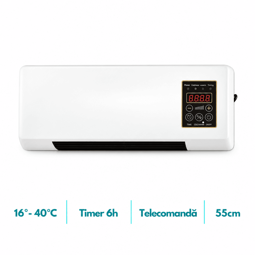Mini Aer Condiționat Portabil 2în1 Rece și Cald Fără Instalare 55cm 3